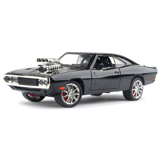 1970 Challenger Modellauto (1:24) aus 'Fast & Furious 7' mit Licht und Sound | Deko-Geschenk