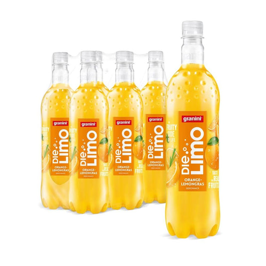 Die Limo von granini: Orange-Lemongras (6x 1L) | Natürlich erfrischend, Vegan