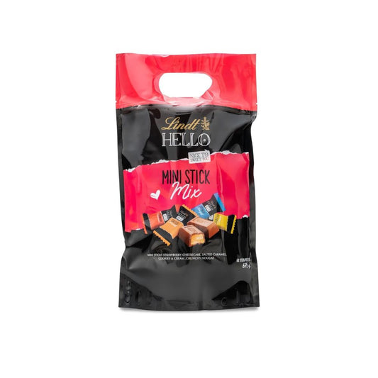 Lindt HELLO XXL Mini Sticks (695g) | 4 Sorten gefüllte Vollmilch-Schokolade