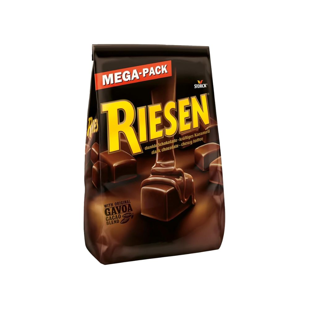 RIESEN (900g) MEGA-PACK | Bonbons mit Schokokaramell in dunkler Schokolade