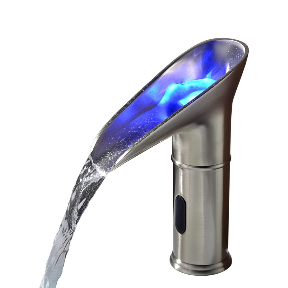 Gangang LED Wasserfall-Armatur mit Infrarot-Sensor | 3-Farben Wechsel Temperatur