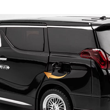 Toyota Alphard MPV Modellauto (1:18) mit automatisch öffnenden Hintertüren | Sound, Licht