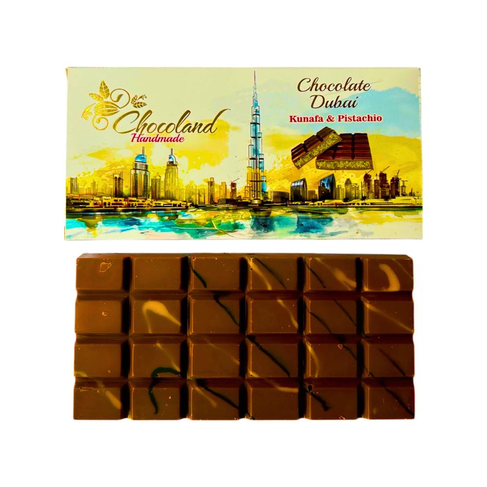 DUBAI Schokolade Original (220g) | Premium Dubai Schokolade mit Pistazien