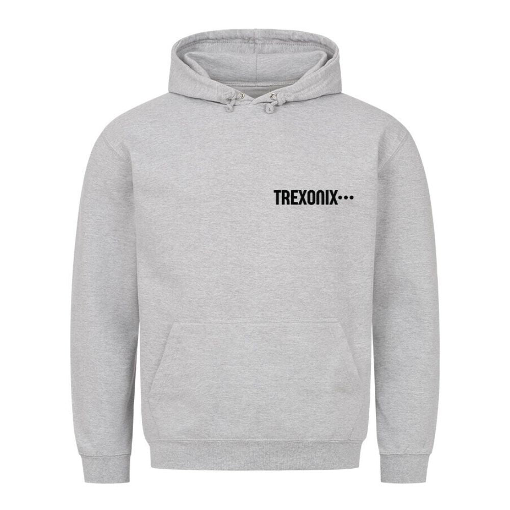 TREXONIX™ Classic Hoodie, Pullover, Sweatshirt (S,M,L,XL,XXL,3XL) Grau Meliert