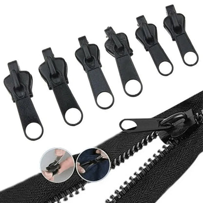 6x Metall-Reißverschluss-Zipper als universelle Reparaturset