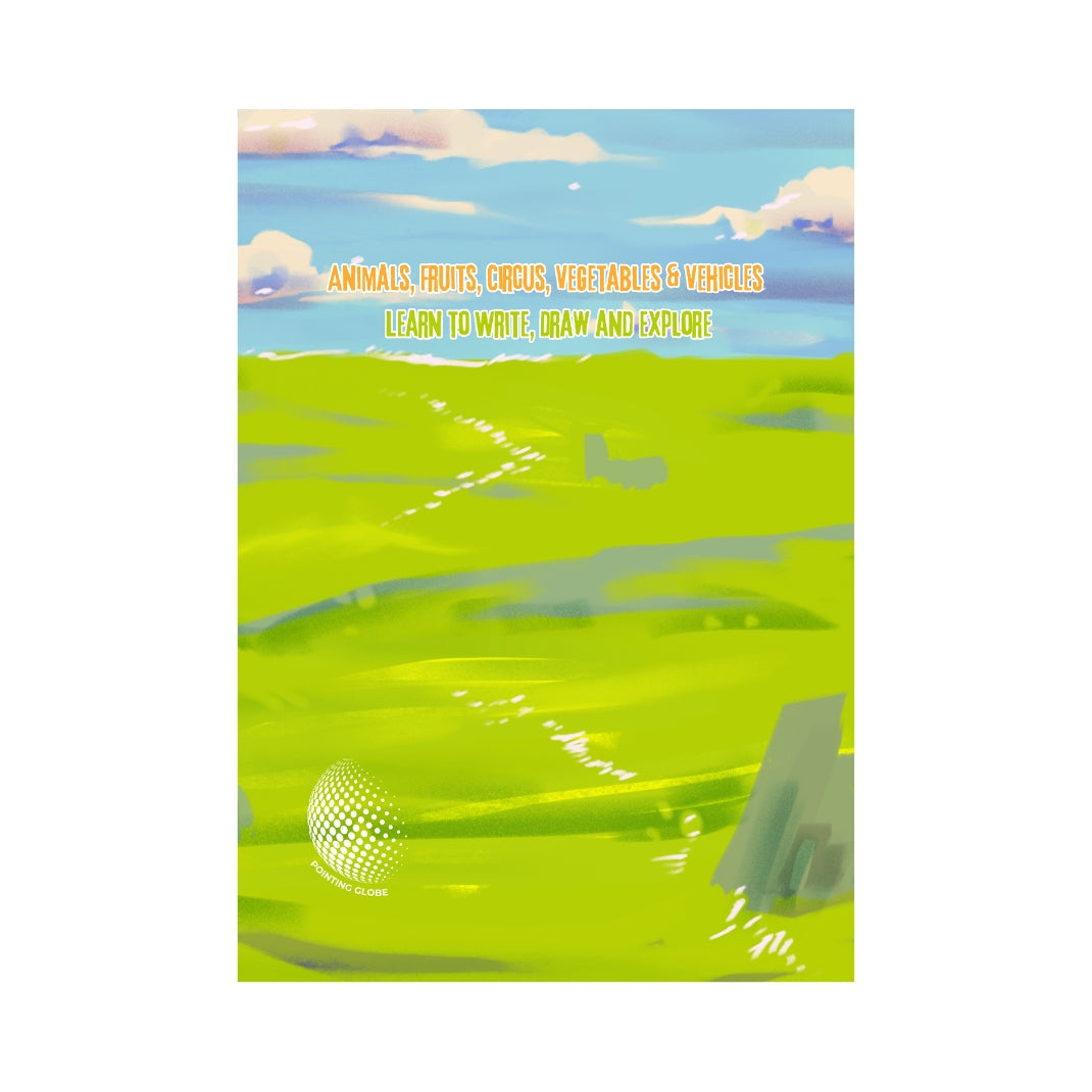 Coloring Book for Kids: Learn, Trace & Color: Preschool & Kindergarten Activity (8.5 by 11 inches)