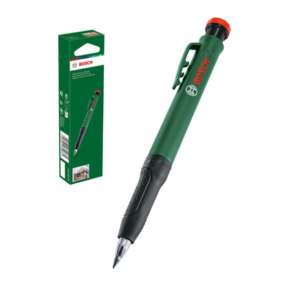 Bosch Home and Garden Tieflochmarker-Bleistift zum Markieren auf Stein, Holz, Papier