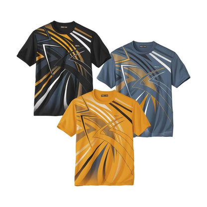 ATLAS FOR MEN Perfect Look Style Sporting T-Shirts (3er-Pack)