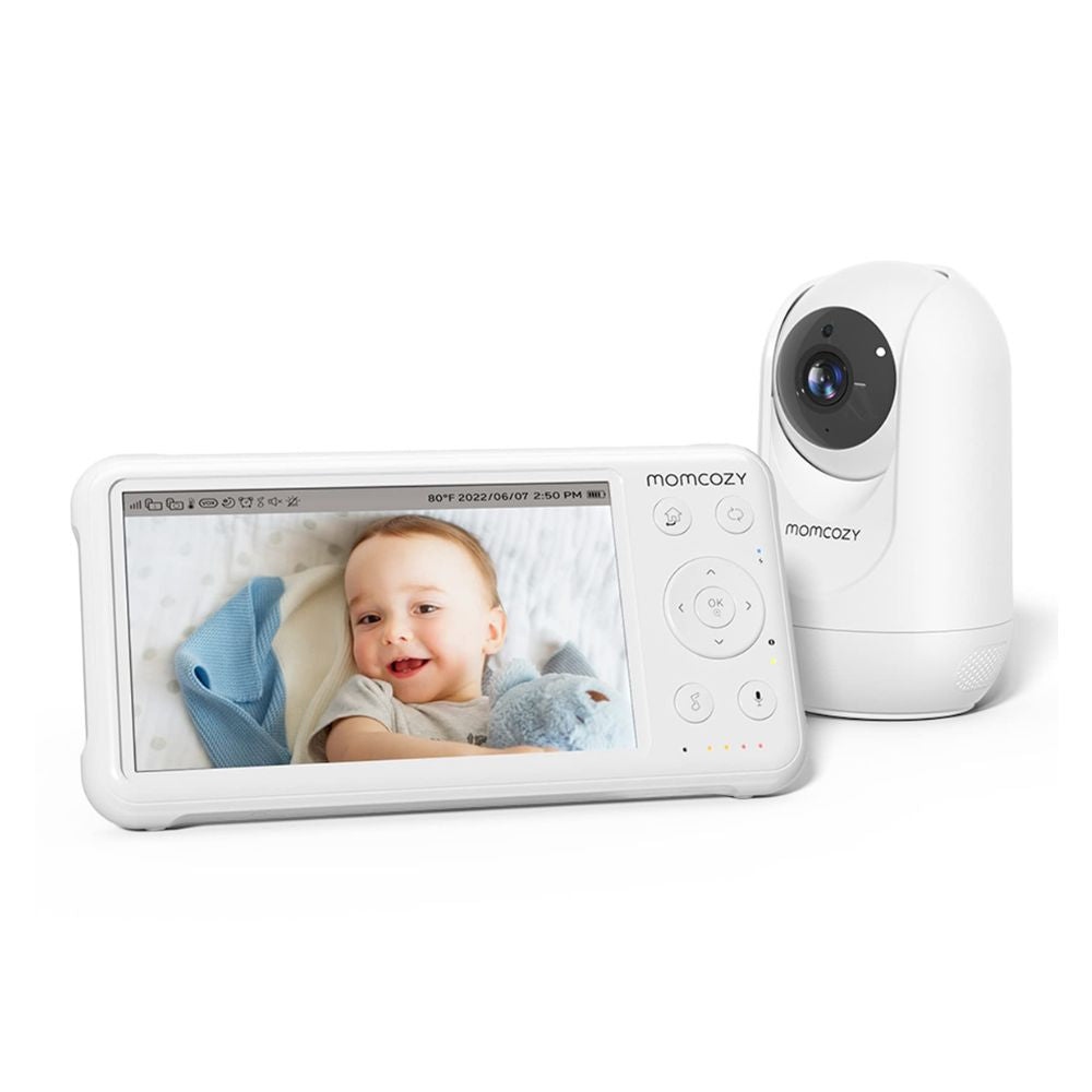 Momcozy BM01 Video-Babyphone: 5-Zoll-HD-Display, 360°-Sicht, Nachtsicht & Zwei-Wege-Kommunikation