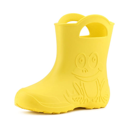LADEHEID Eva Kinder Gummistiefel für Jungen und Mädchen: Wasserdichte Regenstiefel