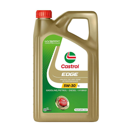 Castrol EDGE (5W-30 LL) Longlife Motoröl (5L) mit Fluid-TITANIUM-Technologie
