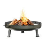 Czaja® Feuerschale 'Bonn' (Ø 80cm) mit Wasserablaufbohrung: Große Feuerstelle für den Garten