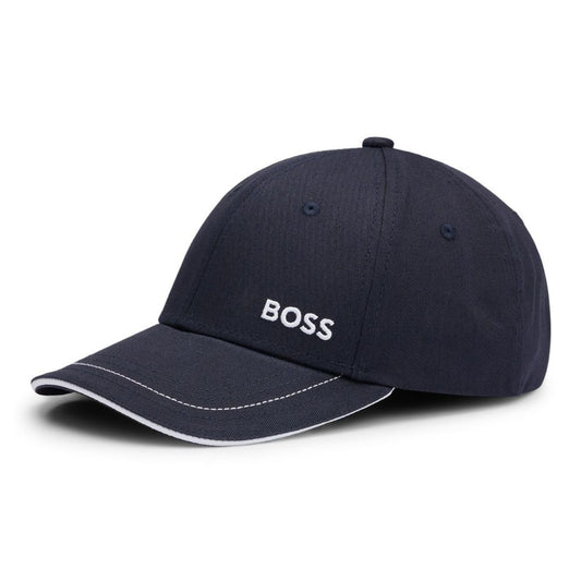 BOSS Herren Cap: Baumwoll-Twill, Logo-Print, Verstellbar | Einheitsgröße
