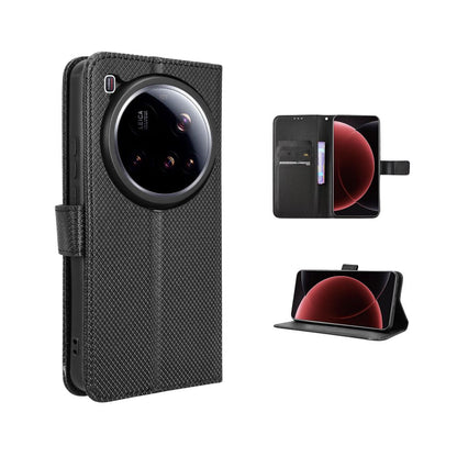 Smartphone Hülle für Xiaomi 15 Ultra 5G: Premium Kohlefaser-Cover | Klappbar Flip