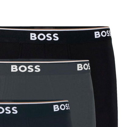 BOSS Herren Boxershorts (3er-Pack): Cotton Stretch, Logo-Bund
