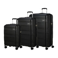 AMERICAN TOURISTER Skymax 3-teilig Koffer-Set in Schwarz | TSA-Schloss