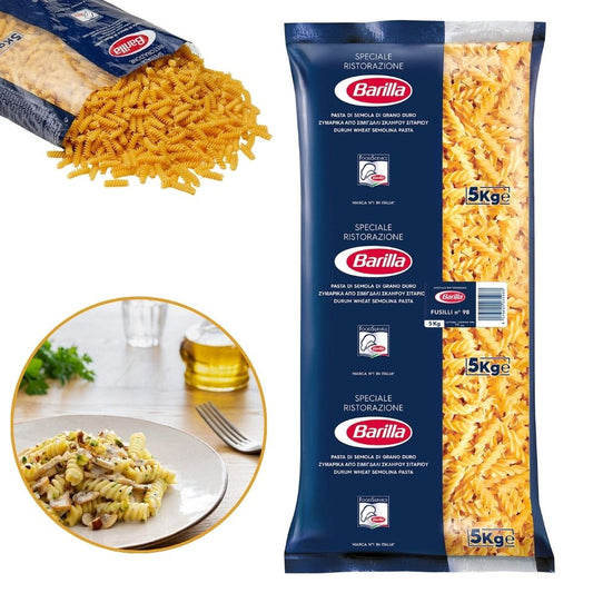 Barilla Hartweizen Pasta Fusilli - n. 98 XXL-Pack (5kg)