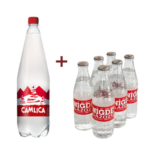Gazoz Set (6x 250ml Nigde Gazoz) + (1x 1,5L Camlica Gazoz) inkl. Pfand