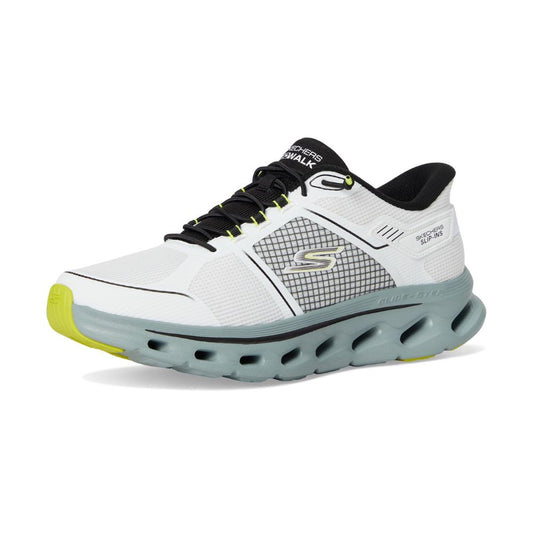 Skechers 'Go Walk Glide Step 2.0 Zalor' Slip-Ins Herren Sneaker (Weiß-Türkis-Schwarz)