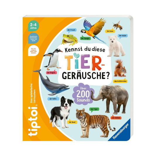 Ravensburger - tiptoi® Kennst du diese Tiergeräusche? | Pappbilderbuch