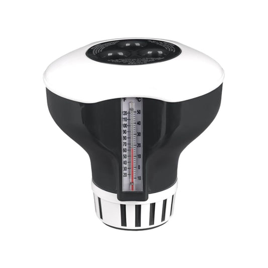 Carrie Box Dosierschwimmer inkl. Thermometer: Chlordosierer, Einstellbar, 20 bis 200g