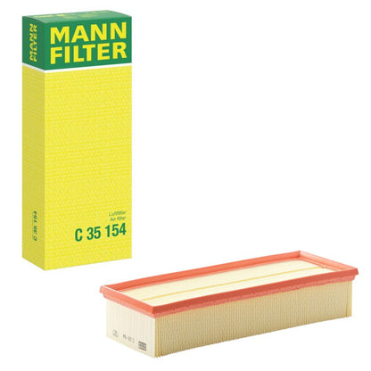 MANN-FILTER Premium Luftfilter (C 35 154) für Pkw + Transporter