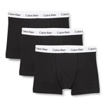 Calvin Klein Herren Boxershorts (3er Pack) mit Logo-Bund: Cotton Stretch, Schwarz