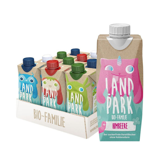Landpark Bio-Familie Probier Mix (12x0,5L): Kindergetränk ohne Zucker und Süßungsmittel