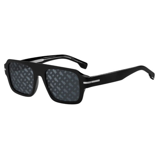 Hugo Boss '1595/S' Sonnenbrille für Herren mit 2 Jahre Garantie (Tiefschwarz)