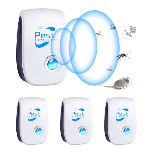 Ultraschall-Schädlingsbekämpfer (4er-Set): Effektiver, sicherer Schutz