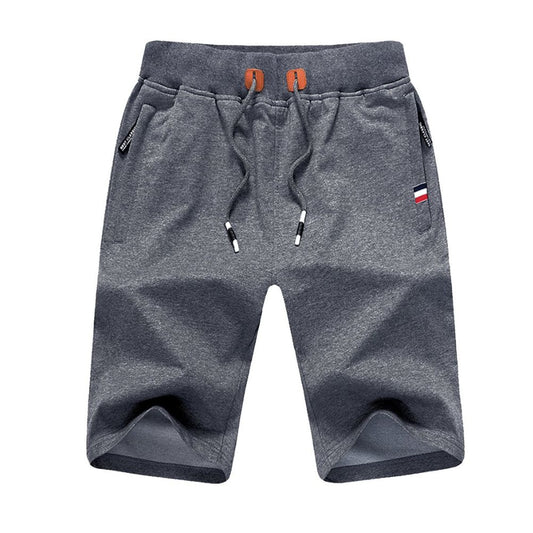 JustSun Herren Sport Kurze Hose für Sommer: Baumwolle, Elastische Taille