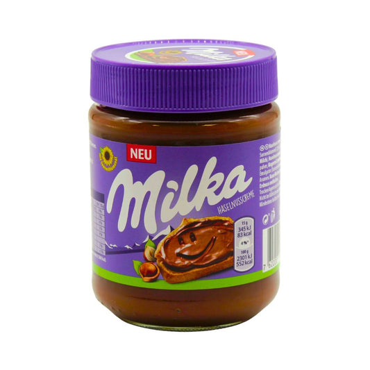 Milka Haselnusscreme Brotaufstrich: 12er Pack x 350g Glas