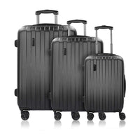 BUGATTI 'Lima 2.0 FL' Hartschalen Reisekoffer-Set (3-teilig) mit Doppelrollen, TSA-Schloss