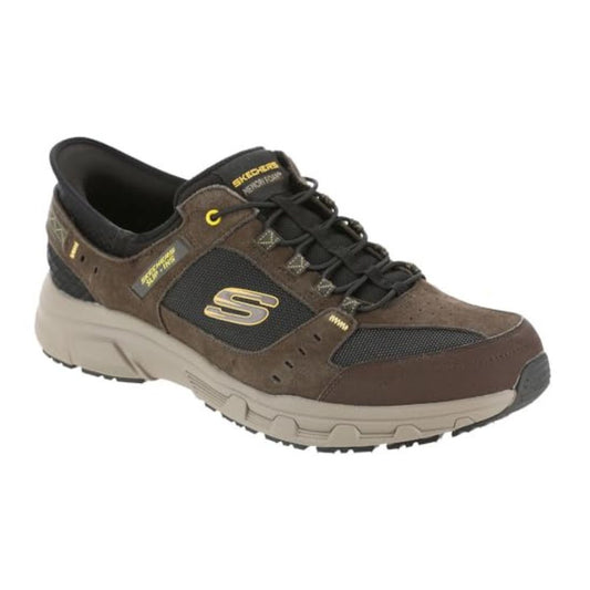 Skechers 'Oak Canyon Consistent Winner' Slip-Ins Herren Sneaker (Braun)