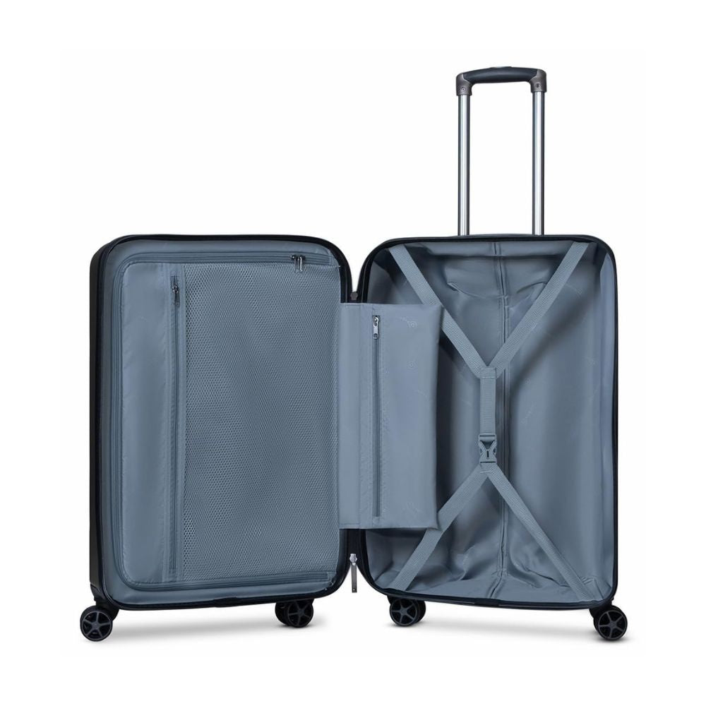 BUGATTI 'Valencia' Hartschalen Reisekoffer-Set (3-teilig): ABS-Material, TSA-Schloss