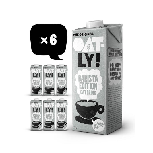 Oatly Barista Haferdrink - Barista Edition: 1 Liter | Long Life (6er Pack)