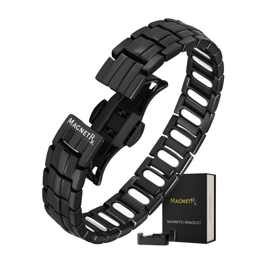 MagnetRX® Magnet Armband für Herren aus leichtem Titan, 5.000 Gauss
