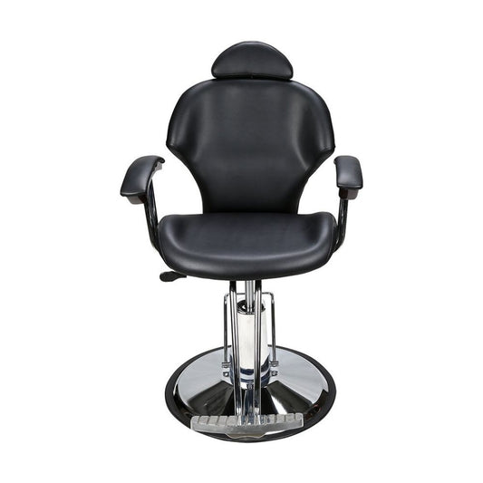 Barberpub Friseurstuhl | Hydraulisch, bis 135° kippbar mit Gasfeder-Sperre, 360° drehbar