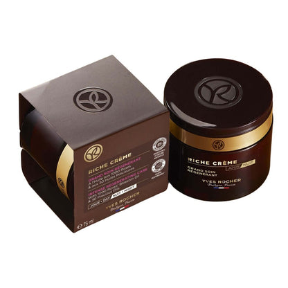 Yves Rocher RICHE CRÉME Anti-Aging Gesichtscreme für Tag & Nacht (75ml)