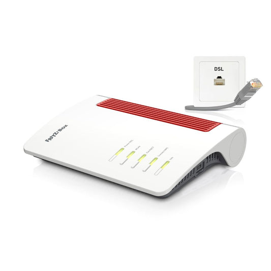 FRITZ!Box 7690 (Wi-Fi 7 DSL-Router mit 5.760 MBit/s (5GHz) - DECT-Basis