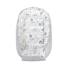 Medi Partners Baby-Nestchen für Neugeborene aus 100% Baumwolle (100x60x15cm): Eulen-Motiv