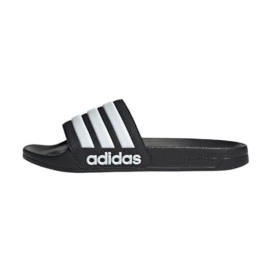 adidas 'Adilette' Shower Slipper: Duschpantoffel in Schwarz-Weiß