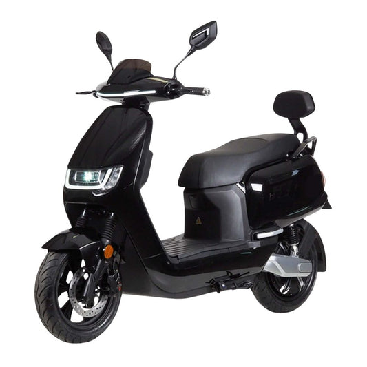 ROBO-S E-Roller mit Straßenzulassung: 80km/h, 4000W, Lithium-Akku, APP (Schwarz)