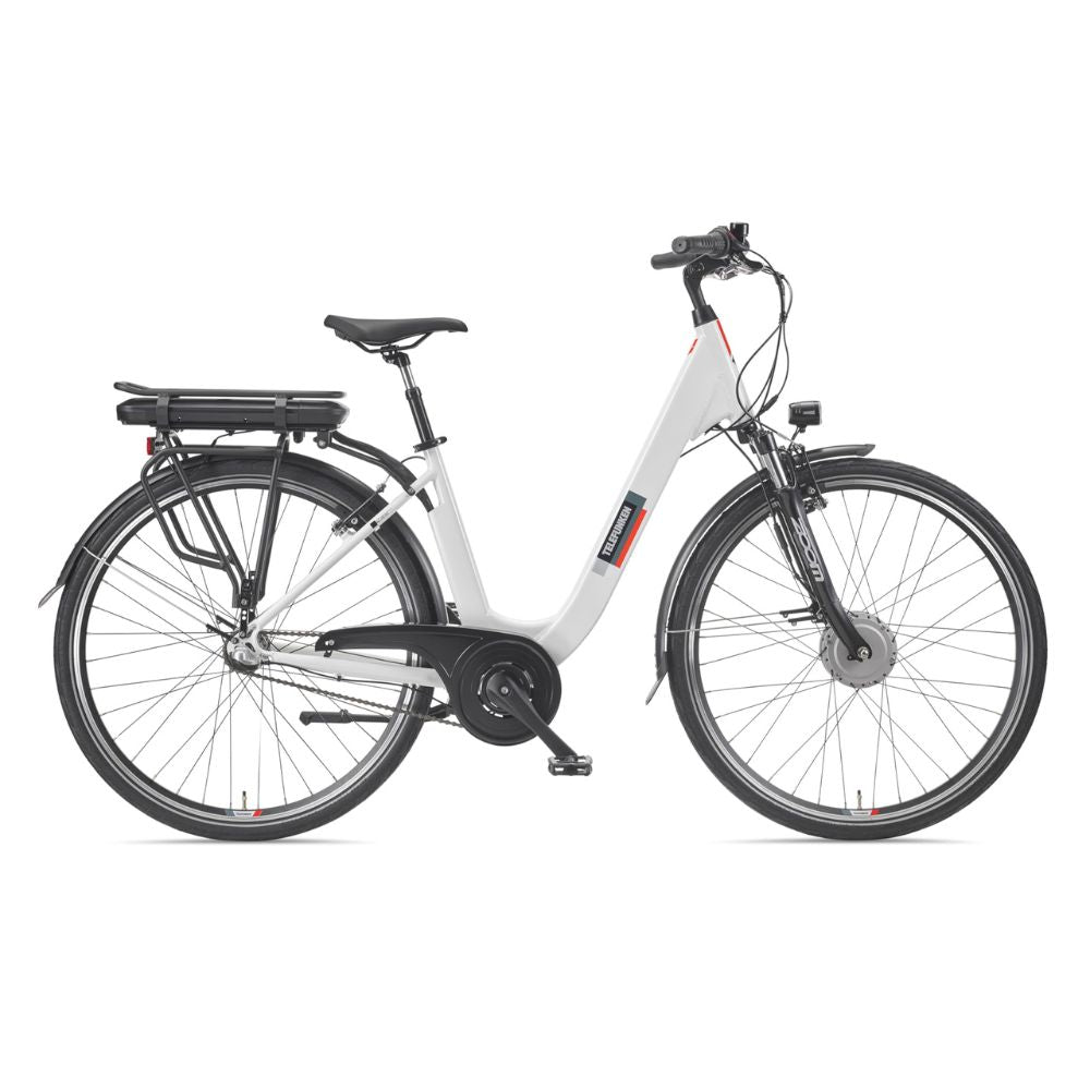 TELEFUNKEN (RC835) Multitalent E-Bike für Damen: Frontmotor, 3-Gang, V-Bremsen