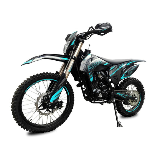 RV-PARTS Alfarad-T7 Crossbike: 20,5 PS, 5-Gang, Elektrostarter & Sportausstattung