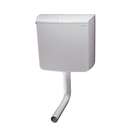 Geberit (AP110) langlebiger - geräuscharmer Aufputz-Spülkasten: Tiefhängend