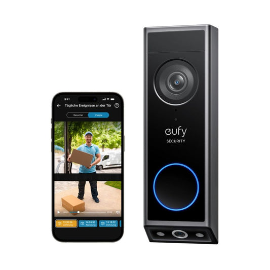 Security Video-Türklingel (T8214) mit zwei Kameras und kristallklarer 2K-Auflösung