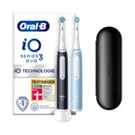 Oral-B iO Series 3-DUO: Elektrische Zahnbürste mit 3 Putzmodi für Zahnpflege
