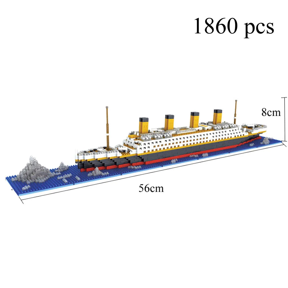 Titanic Modellbausatz mit 1860/1288 Bausteinen: Ein ideales Geschenk3