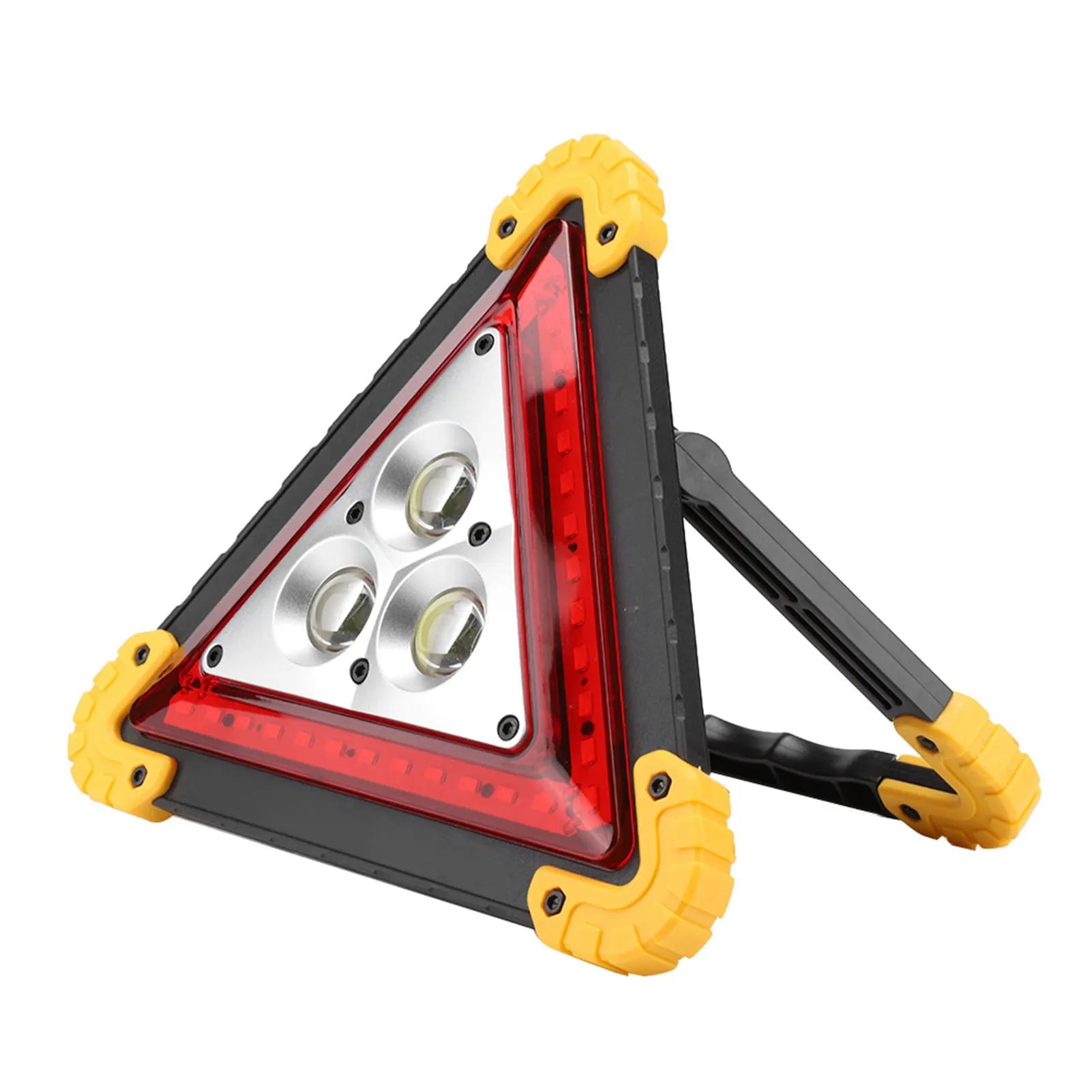 30W Auto-Warndreieck mit rotem und weißem LED-Licht | Hohe Sichtbarkeit mit zwei Lademodus3